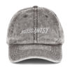 @justsoantsy Vintage Cotton Twill Cap - Charcoal Grey