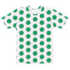 green antsy face all-over tee