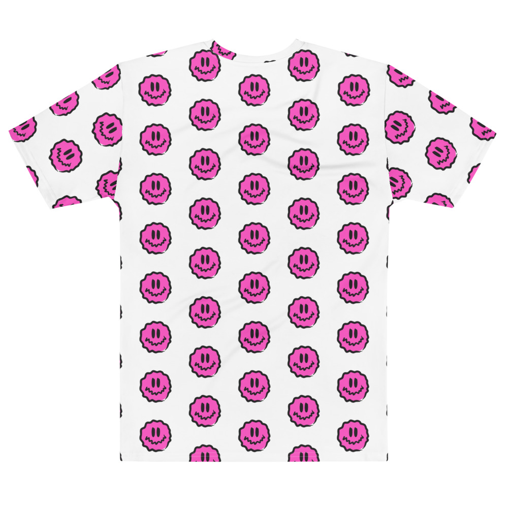 pink antsyface all-over tee back